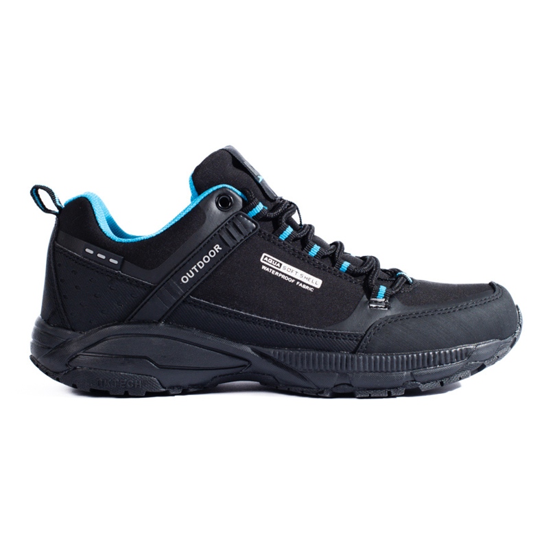 Scarpe da trekking outdoor da donna DK nere e blu nero