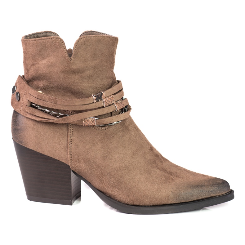 Stivali da cowboy Shelovet da donna marroni marrone