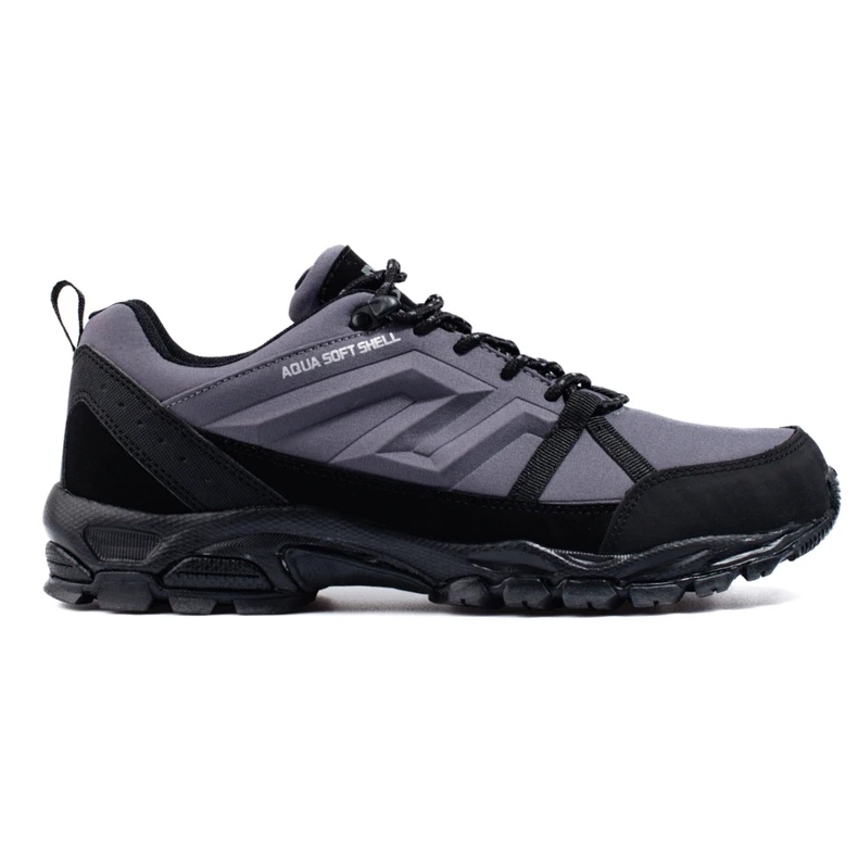 Scarpe da trekking da uomo DK aqua Softshell grigie nero