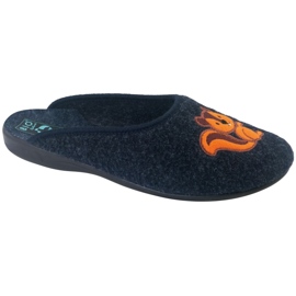 Adanex 27859 Pantofole in Feltro Scoiattolo e Arachidi blu