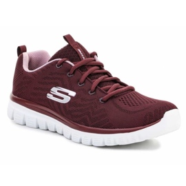 Skechers Graceful Get Connected W 12615-WINE Scarpe rosso