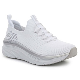 Scarpe skechers d'ux walker let it glow 149366-wsl bianco