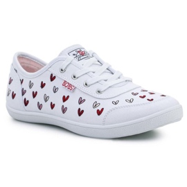 Scarpe Skechers Bobs B Cute Love Brigade 113951-WRPK bianca