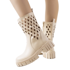 Stivali color crema Dinah beige
