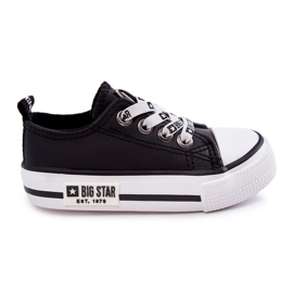 Sneakers in pelle per bambini Big Star KK374043 Nero-Bianco