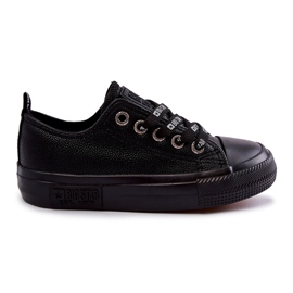 Sneakers in pelle per bambini Big Star KK374057 Nero