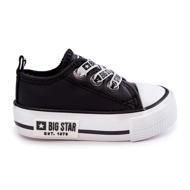 Sneakers in pelle per bambini Big Star KK374041 Nero-Bianco