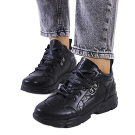 BM Sneakers nere con suola spessa Chiphury nero