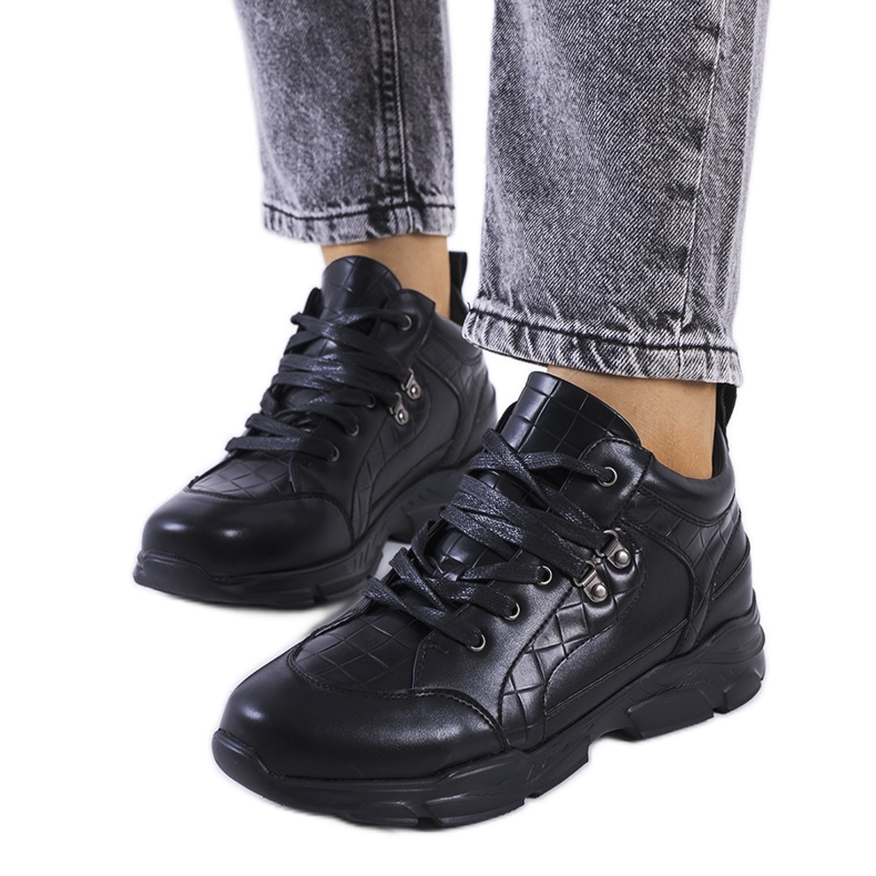 BM Sneakers nere con suola spessa Chiphury nero