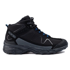 Scarpe da trekking da uomo stringate alte DK nero