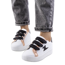 Sneakers Pitmerden bianche bianca nero