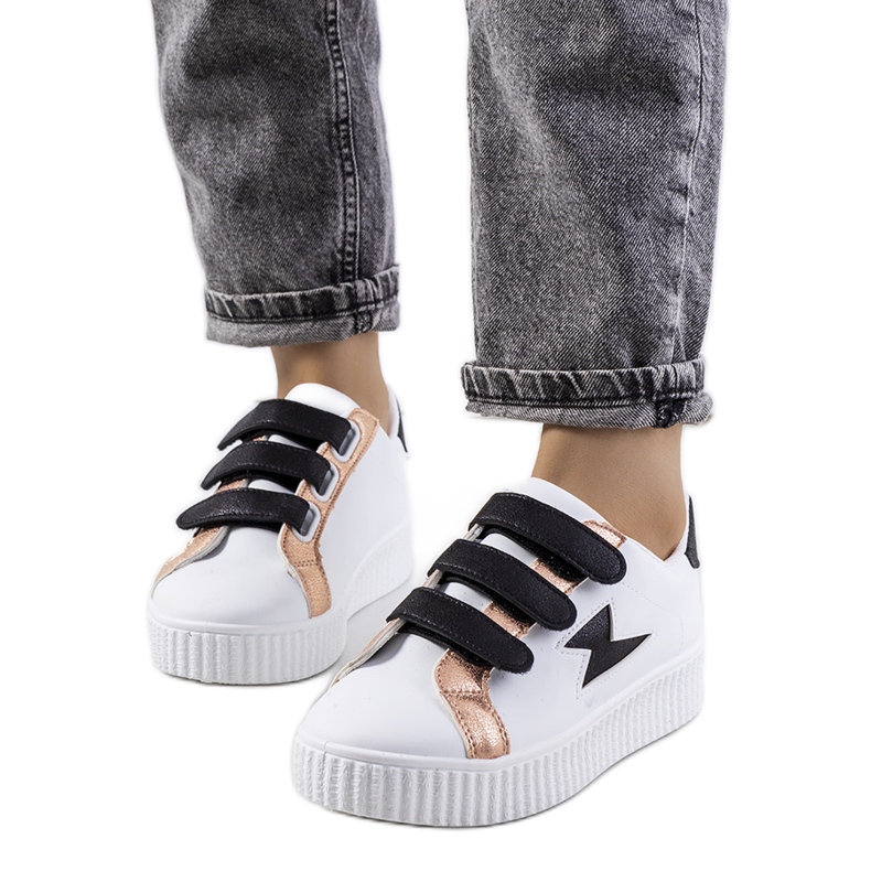 Sneakers Pitmerden bianche bianca nero