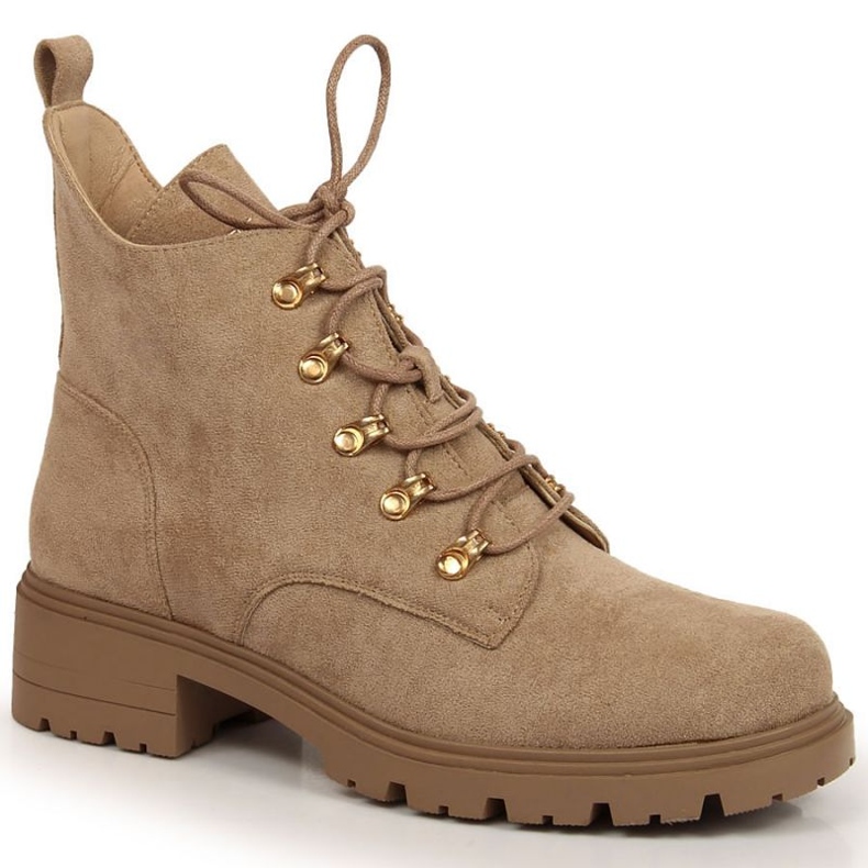 S.Barski Stivaletto S. Barski W OLI178B in camoscio beige