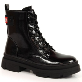S.Barski Stivali laccati S. Barski W OLI179A nero