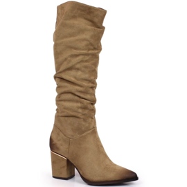 Stivali da ufficiale sul palo Potocki W WOL109B beige