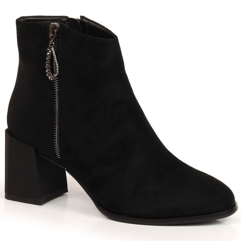 S.Barski Stivaletti neri S. Barski W OLI181 in suede nero