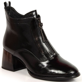 S.Barski Stivali laccati S. Bararski W OLI182 nero