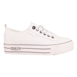 Sneakers Big Star KK274014 da donna bianco