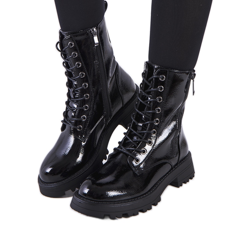 Trapper in ecopelle Worcester nero