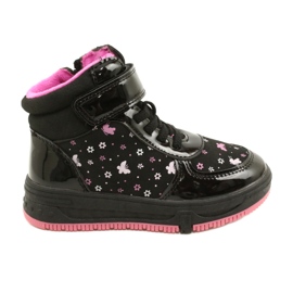 American Club Stivali americani Stivali caldi XD66 Nero rosa