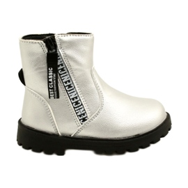 Silver Boots for Girls Miss 22DZ23-5268 argento