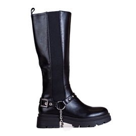 Stivali da donna alla moda nero