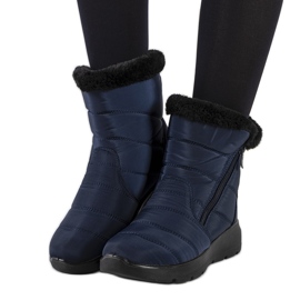 Stivali trapuntati blu navy di Blibrey