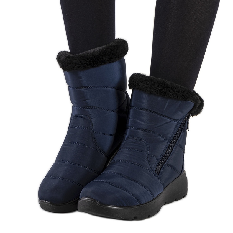 Stivali trapuntati blu navy di Blibrey