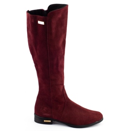 Olivier Stivali alla moda Klara bordeaux rosso