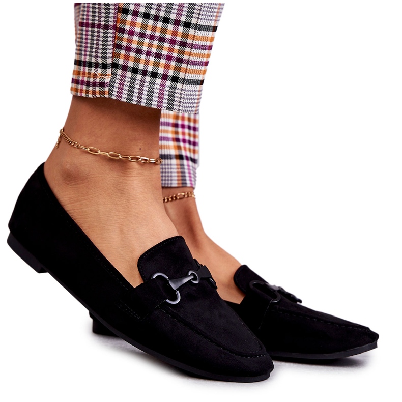 FB2 Mocassini Roddie classici in pelle scamosciata neri nero