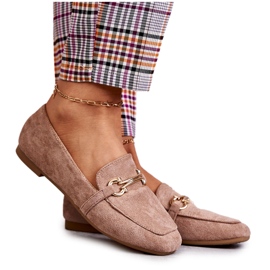 FB2 Mocassini classici in pelle scamosciata beige scuro Roddie