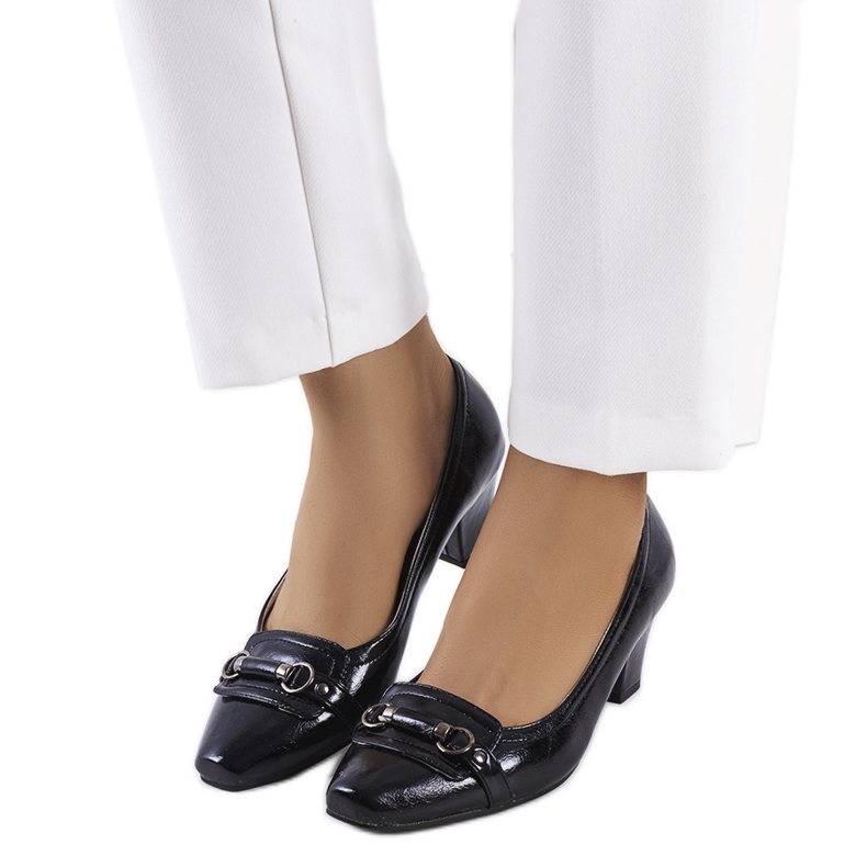 Décolleté Cook classiche nere nero