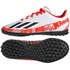 Scarpe da calcio Adidas X Speedportal.4 Messi Tf Jr GW8402 bianco bianco