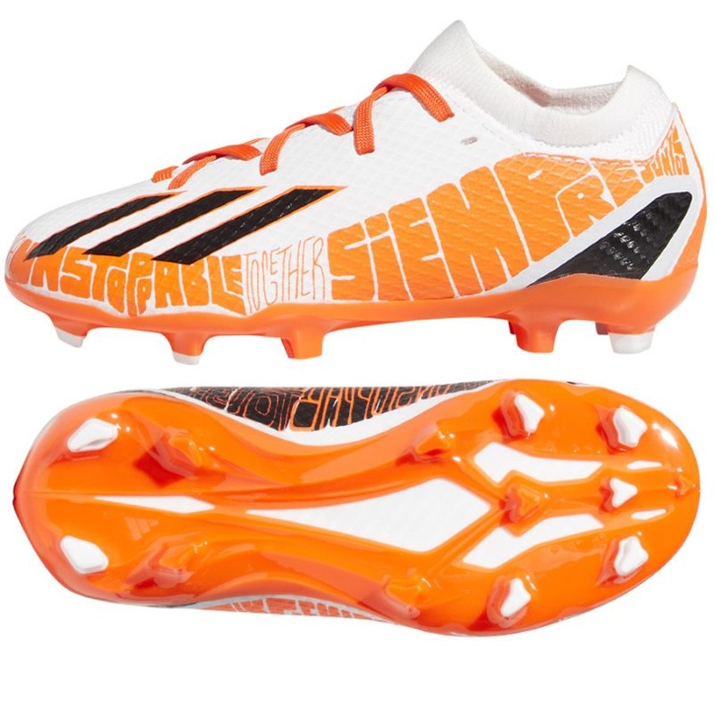 Scarpe da calcio Adidas X Speedportal.3 Fg Jr GW8391 multicolore arance e rossi