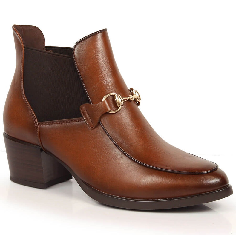 Stivali slip-on da donna Vinceza JAN150B marroni marrone