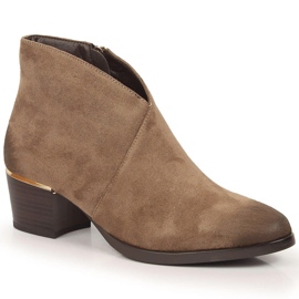 Filippo Stivali da donna in caldo camoscio beige Vinceza