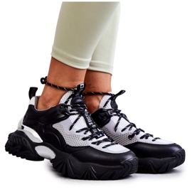Scarpe sportive da donna Memory Foam System Big Star KK274053 Nero-Grigio
