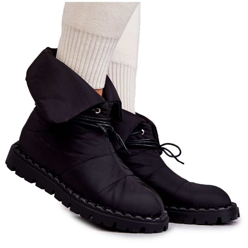 Stivali isolati da donna Black Emelie nero