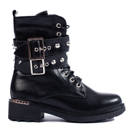 Shelovet operaie con fibbie nero