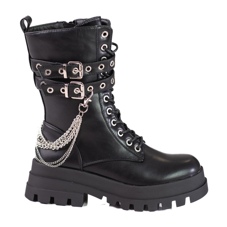 Shelovet lavoratrici con ornamenti nero