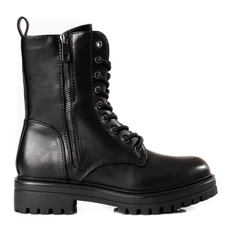 Borse nere da donna con cerniera Shelovet decorativa nero