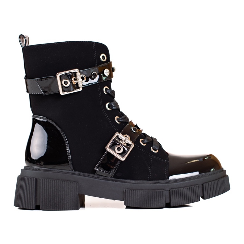 Borse da donna Shelovet nere con fibbie nero
