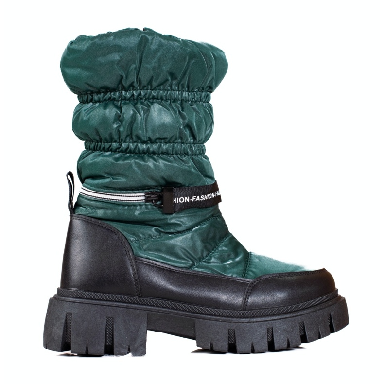 Doposci da donna verde Shelovet nero