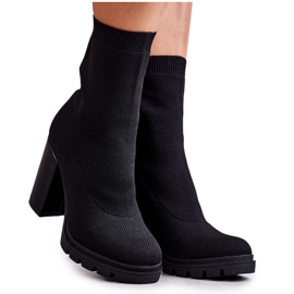 FB2 Stivaletti in materiale da donna neri Louve nero