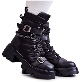 Doposci da Donna Con Catena GOE KK2N4018 Nero