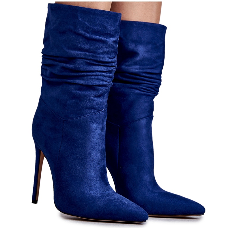 Stivaletti Stropicciati da Donna Blue Laguna
