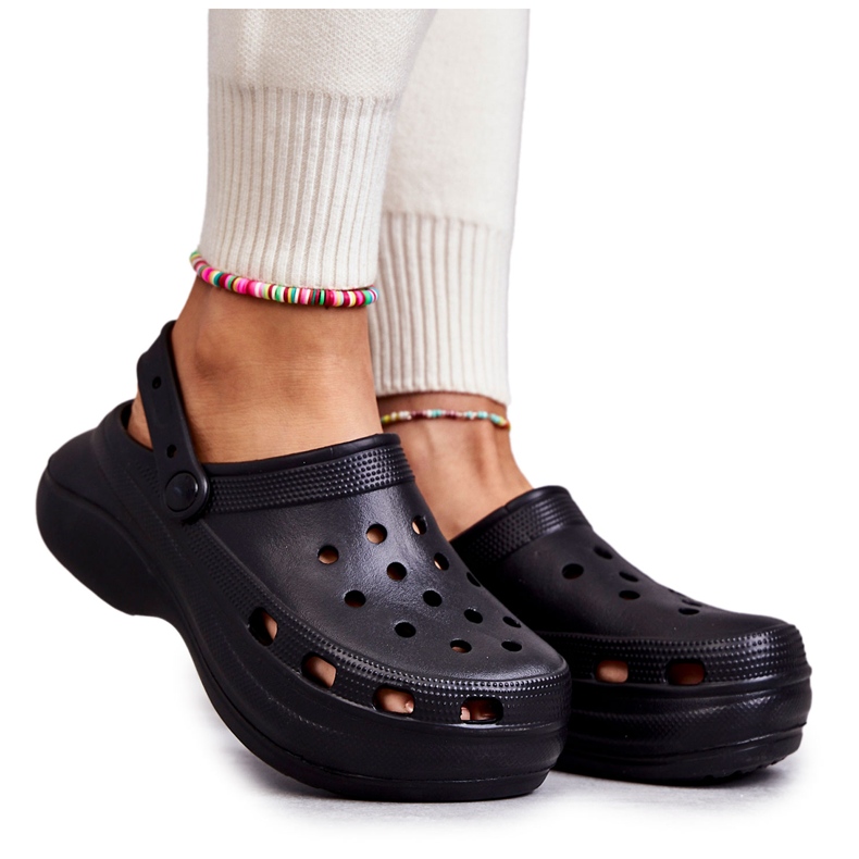 FS1 Pantofole da donna in schiuma nera Crooks Coline nero