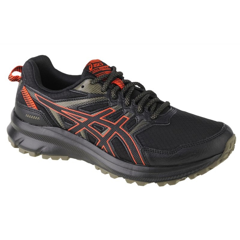 Scarpe da corsa Asics Trail Scout 2 M 1011B181-007 nero arancia d'oro