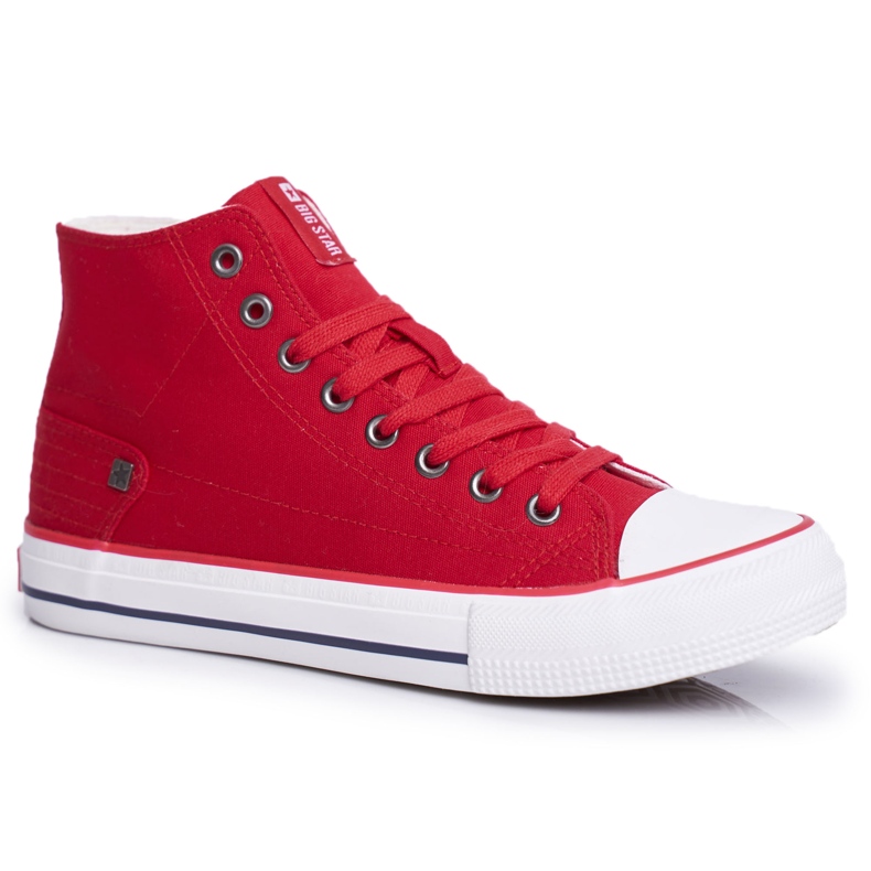 Sneakers Donna Big Star Alta Rosso DD274334