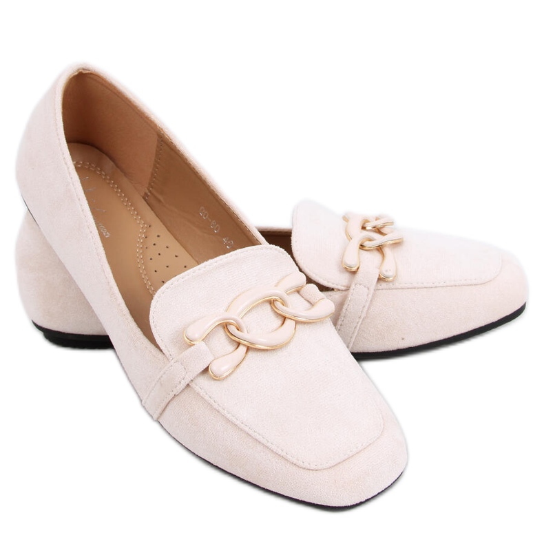 Mocassini da donna Carla Nude beige